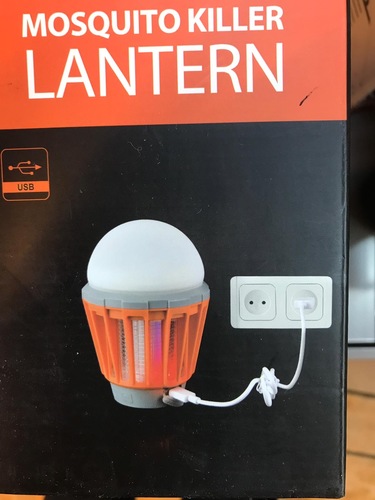 פנס וקוטל יתושים נטען MOSQUITO KILLER LANTERN