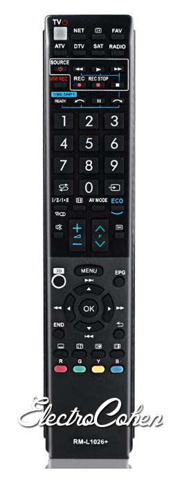 שלט תואם לטלויזיה חכמה שארפ SHARP AQUOS TV