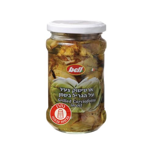 ארטישוק צעיר על הגריל בצנצנת bell