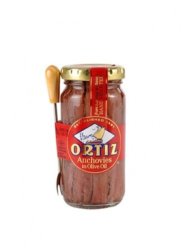 אנשובי בשמן זית ORTIZ