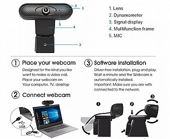 מצלמת רשת TV622-2MP 1080P@30Fps