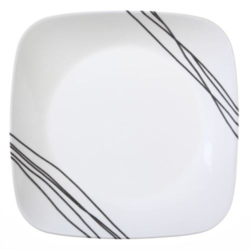 סט צלחות 12 חלקים מרובע סימפל סקצ' | Corning Ware Simple Sketch