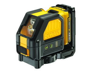 פלס לייזר ירוק 10.8V- 2 קרניים dewalt DCE088D1G
