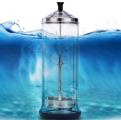 מיכל לחיטוי אביזרים ומספריים DISINFECTING JAR