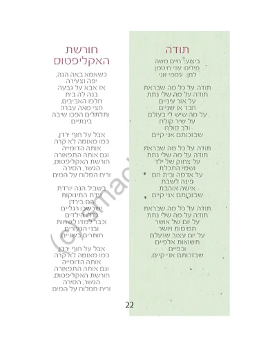חוברת סדר ט