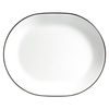 מגש אובלי 31 ס"מ פס שחור קורנינג | Corning Ware 