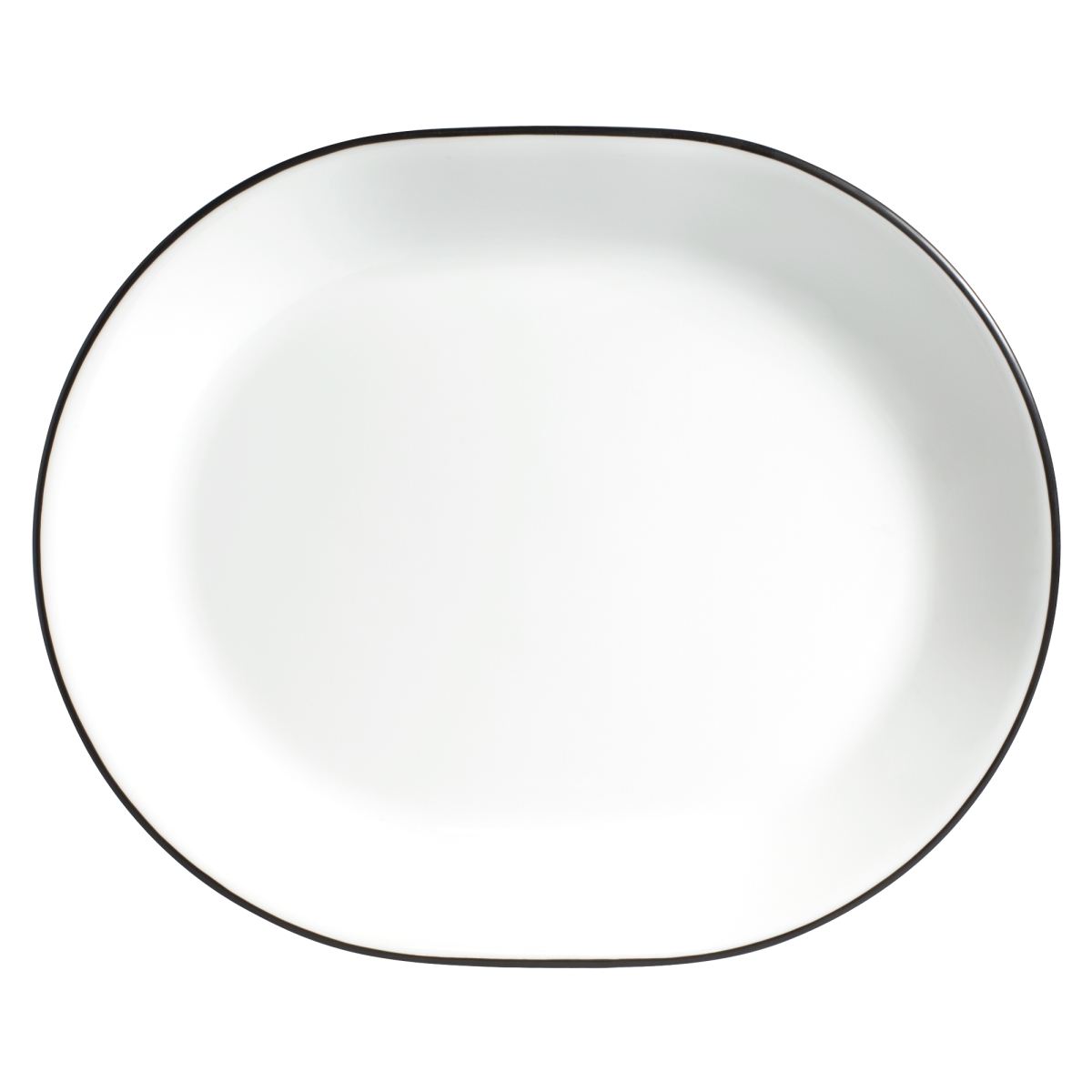 מגש אובלי 31 ס"מ פס שחור קורנינג | Corning Ware