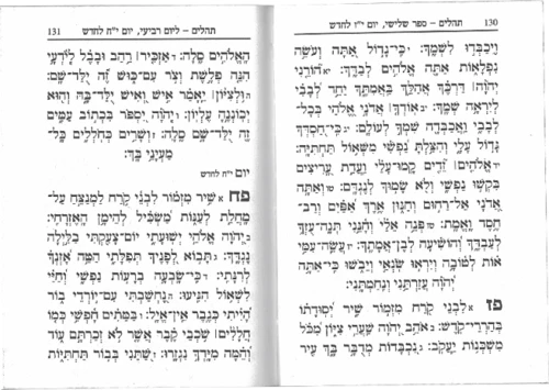 ספר תהילים כריכה מהודרת פורמט גדול