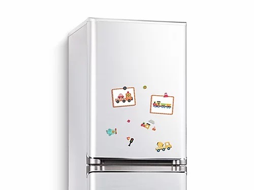 מארז יצירה במגנטים 57 חלקים, 8 כרטיסיות ומארקר מחיק - כלי רכב