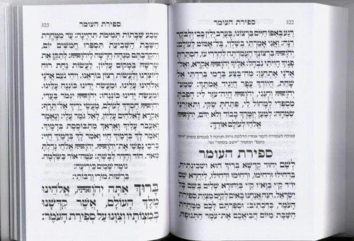 סידור מנחה ערבית שערי תפילה (L)