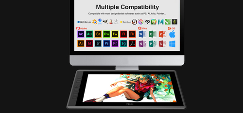 לוח כתיבה אלקטרוני VEIKK VK1560 Pro 15.6 Inch Pen Display 