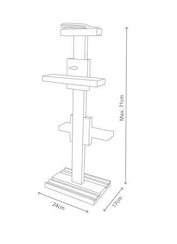 מנשא-עץ לקנווסים Canvas Holder