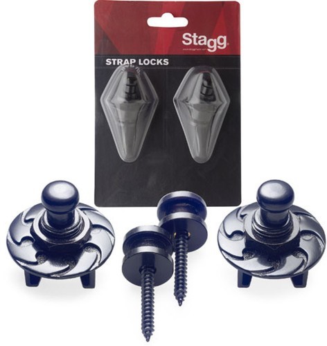 סוגרים לרצועה Stagg SSL1 BK
