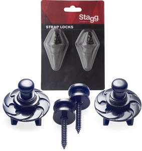 סוגרים לרצועה Stagg SSL1 BK