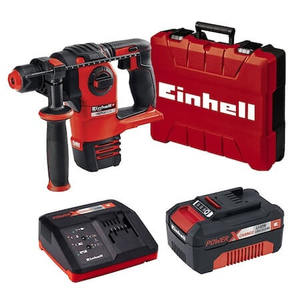 פטישון בראשלס 18V + שתי סוללות 4.0AH Einhell