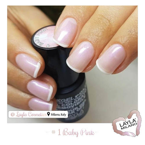 לק ג'ל לילה מילאנו #1 Baby Pink
