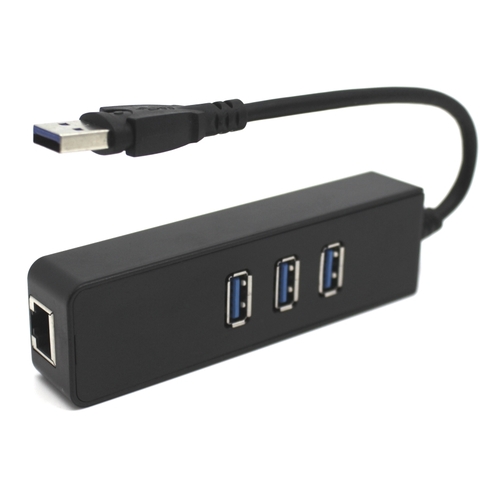 מפצל USB3.0 To Giga LAN With 3USB3.0 HUB Port
