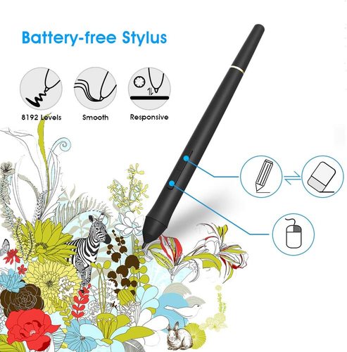 לוח כתיבה אלקטרוני VEIKK VK1560 Pro 15.6 Inch Pen