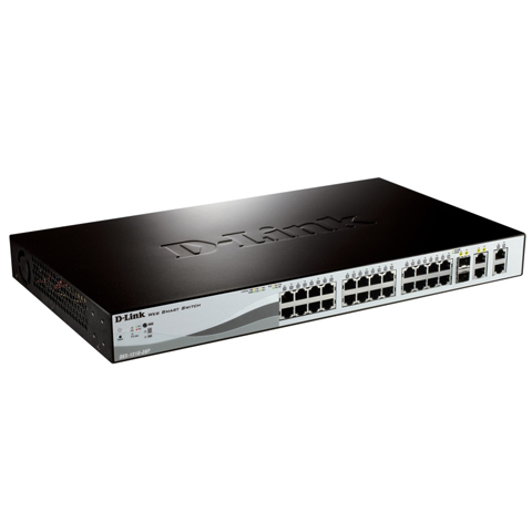 מתג מנוהל WEB דגם: D-LINK DGS-1210-28P
