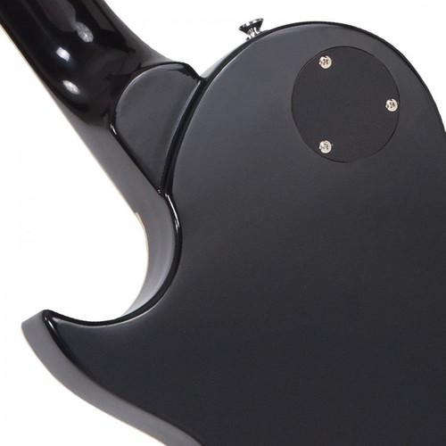 זווית נוספת vintage v100blk reissued gloss black electric guitar