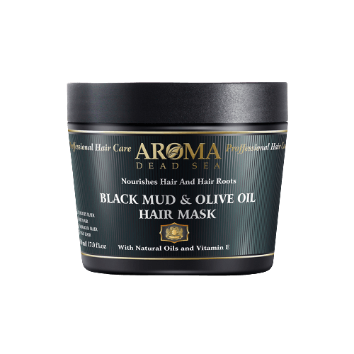 ארומה| מסכת בוץ | שמן זית | לשיער ולקרקפת | 500 מ"ל