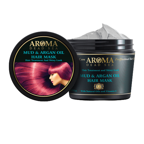ארומה | מסכת שיער | שמן מרוקאי | 500 מ"ל | מועשר בשמן ארגן | מינרלים מים המלח וויטמין E
