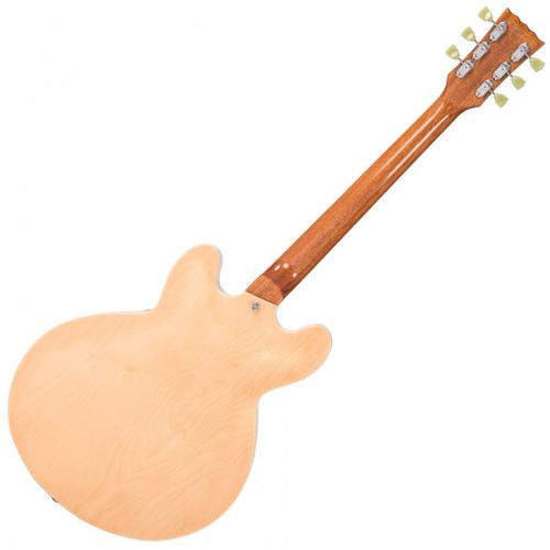 זוית נוספת Vintage VSA500 ReIssued Semi Acoustic Guitar ~ Natural Maple