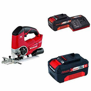 משור אנכי נטען 80 מ"מ 18V + שתי סוללות 4.0AH Einhell