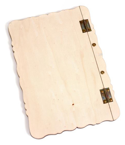 אלבום עץ חיתוך לייזר עם 20 דפים 22.5/30