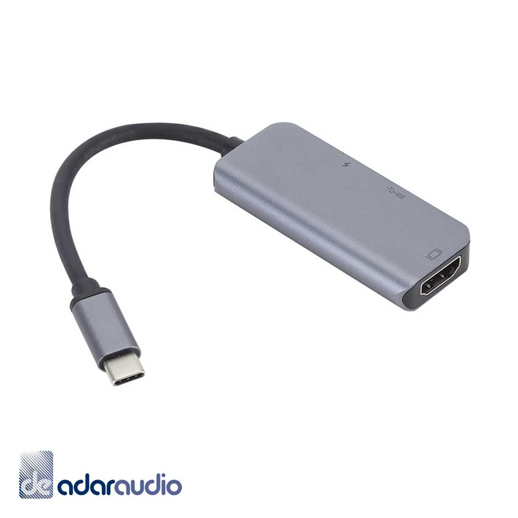 תחנת עגינה USB C לטלפונים ניידים 3 כניסות