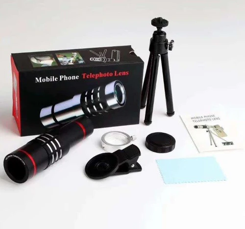 טלסקופ קומפקטי לסמארטפונים X18 עם חצובה