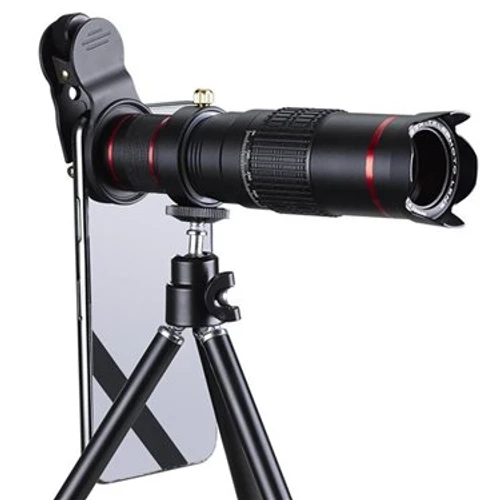 טלסקופ קומפקטי לסמארטפונים X18 עם חצובה