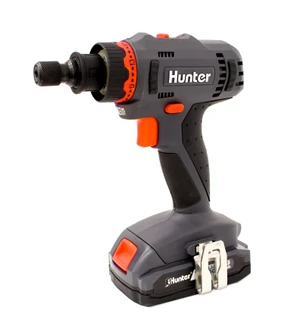 מברגה מודולרית 4IN1 18V  עם סוללה 1.5 אמפר Hunter