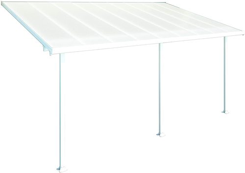 פרגולה אלומיניום Feria לבנה 3x5.5 מק
