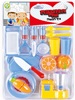 סט של כלי משחק למטבח ילדים - הכנת סלט פירות עם שייקר