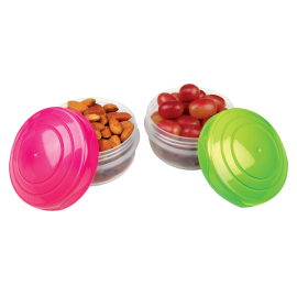 מארז 2 מיכלי אחסון עגולים 210 מ״ל סיסטמה