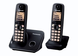        טלפון אלחוטי + שלוחה נוספת ‏ Panasonic KXTG6612 פנסוניק
