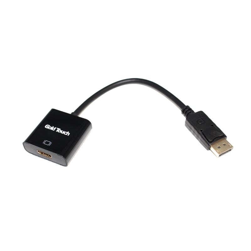 מתאם Gold Touch Premium DP To HDMI Adapter 4K@30Hz Passive