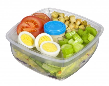 קופסת אחסון לסלט 1.63 ליטר סיסטמה | Sistema SALAD TO GO 