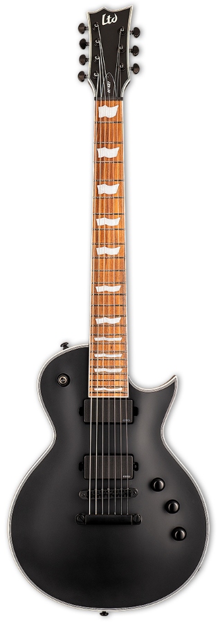 גיטרה חשמלית 7 מיתרים ESP LTD EC-407 Black Satin
