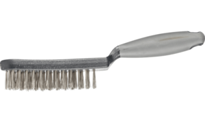 מברשת פלדה 4 שורות - ידית ארגונומית - INOX אינוקס HBUP 40 IN