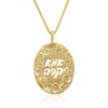 שרשרת ותליון אמא יקרה מזהב 14K