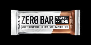 זירו בר דאבל שוקולד 20 גרם חלבון Zero Bar Double Chocolate