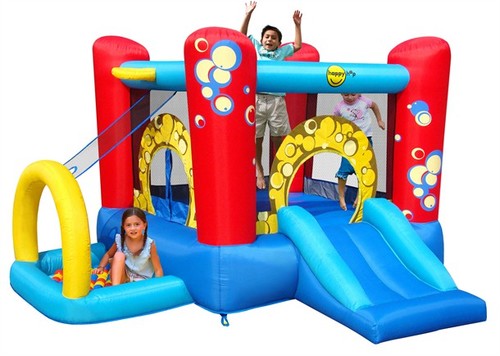 מתקן מתנפח לילדים קפיצה בועות 4 תחנות דגם 9214 HAPPY HOP
