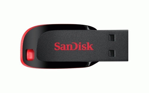 זכרון נייד USB ‏ SanDisk Cruzer Blade 128GB