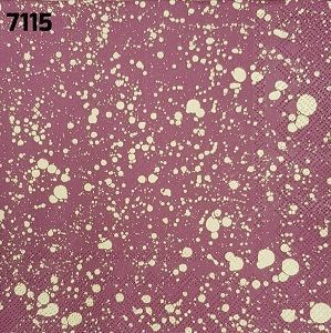 מפיות נפקינג 33*33 וורוד עתיד עם זריקות צבע בזהב 20 יח'