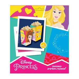 קופסאות פופקורן וחטיפים נסיכות דיסני  6 יחידות