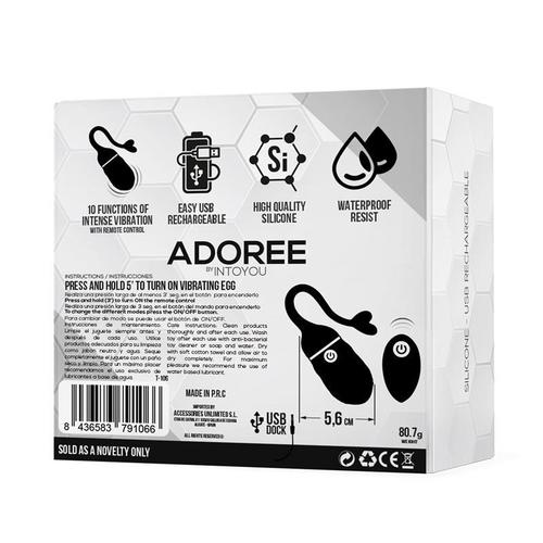 ביצת רטט נטענת שלט רחוק Tradenoche - Adoree  
