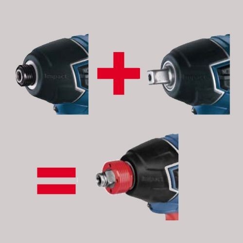 סט 18V מקצועי פטישון+אימפקט סוללות 4AH
