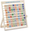 חשבוניה מעץ ללימוד לוח הכפל עד 100 